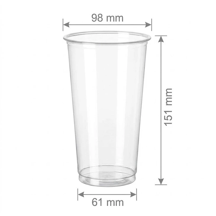 Bicchieri di plastica personalizzati da 24 once