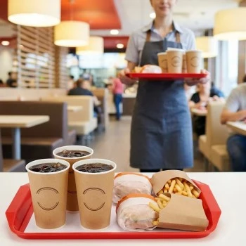 Fast-Food Chains using single paper cup